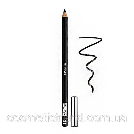 Pupa Milano True eyes Eyeliner pencil Олівець для очей чорний 01, фото 1
