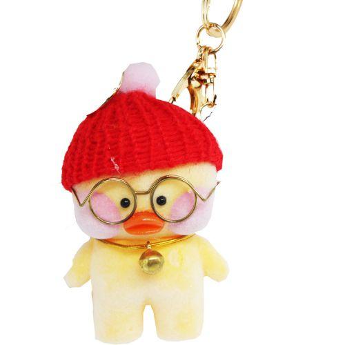 Брелок "Уточка Lalafanfan” Желтая в Красной Шапке — Купить Недорого на ...