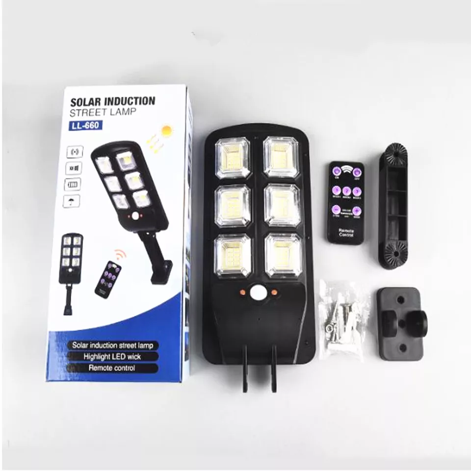 Прожектор сенсорний вуличний із сонячною панеллю та пультом LL-660