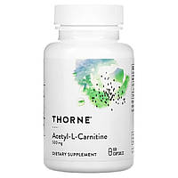 Ацетил-L-карнітин, Acetyl-L-Carnitine, Thorne Research, 60 капсул