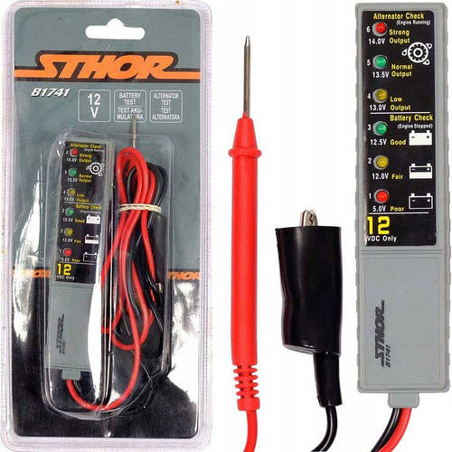 Тестер Аккумулятора и Генератора (12 В) 1000 Ач Нагрузочная Вилка ...