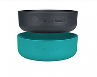 Набор посуды Sea to Summit DeltaLight Bowl Set Pacific Blue/Charcoal, L