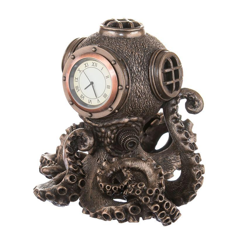 Годинник настільний Veronese з бронзовим напиленням 14 см. 0301566