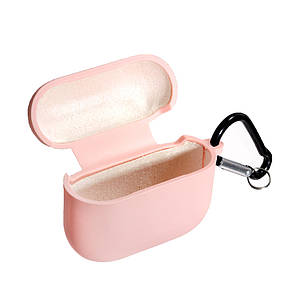 Чехол Silicone Case for Air Pods (with fibra) AirPods 3,  Pink Sand