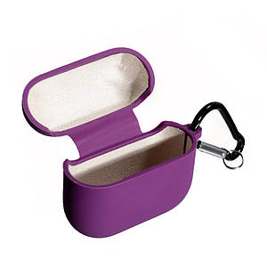 Чехол Silicone Case for Air Pods (with fibra) для AirPods Pro 2 Violet