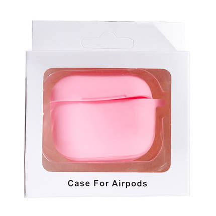 Силіконовий чохолЧехол Case для AirPods 3 Light Pink, фото 3