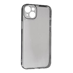 Силіконовий чохол Space Grey для Apple iPhone 15 Plus Transparent
