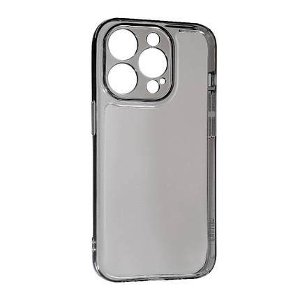 Силіконовий чохол Space Grey для Apple iPhone 14 Pro Transparent, фото 1