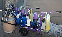 Апарат доїльний ДІД-10 з олійним вакуумним насосом