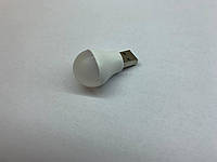 USB LED лампочка фонарик круглая в упаковке
