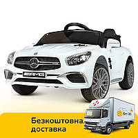 Детский электромобиль Mercedes (2 мотора по 45W, MP3, USB, музыка, свет) Bambi M 4871EBLR-1 Белый