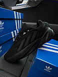 Чоловічі кросівки Adidas Ozelia осінь-весна чорні демісезонні. Живе фото, фото 5