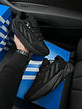 Чоловічі кросівки Adidas Ozelia осінь-весна чорні демісезонні. Живе фото, фото 6