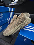 Чоловічі кросівки Adidas Ozelia осінь-весна демісезонні бежеві. Живе фото, фото 4