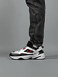 Чоловічі кросівки Nike M2K Tekno весна-осінь повсякденні білі з чорним. Живе фото, фото 5
