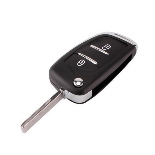 Викидний ключ, корпус під чип, 2 кн DKT0269, Peugeot, HU83, NEW