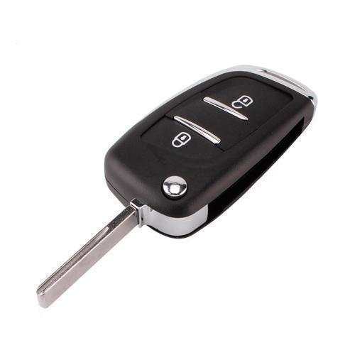 Викидний ключ, корпус під чип, 2 кн DKT0269, Citroen, ніша CE0536, HU83