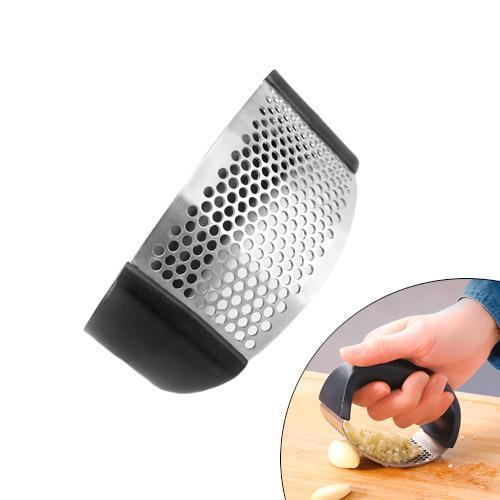 Прес для часнику з ручкою, часникодавилка ручна, компактна, легко чиститься