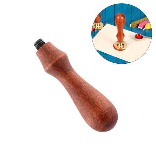 Ручка тримач для сургучної печатки, дерево, для печаток з різьбою 8 мм, ергономічний дизайн