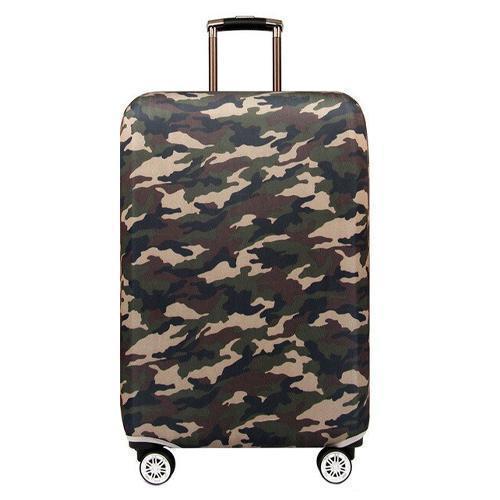 Чохол для дорожнього чемодана на чемодан захисний 25-28" L, Камуфляж, для захисту від подряпин і бруду