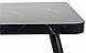 Сучасний прямокутний журнальний столик у вітальню, на балкон для чаю, кави та журналів Athens black AMF, фото 5