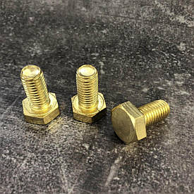 Болт латунний шестигранний