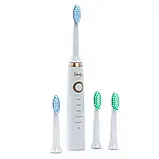 Електрична зубна щітка ультразвукова Shuke SK601 акумуляторна щітка для зубів з трьома змінними насадки, фото 2