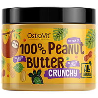 Арахісова паста 100% Peanut Butter Crunchy OstroVit 500 г