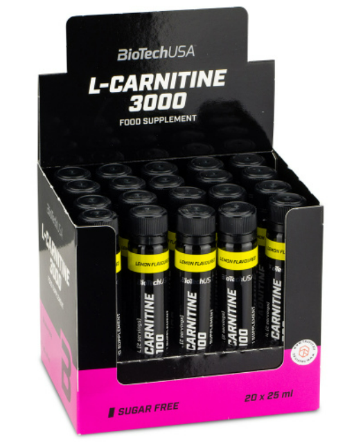 L-карнітин BioTech L-Carnitine Ampule 3000 20 x 25 ml