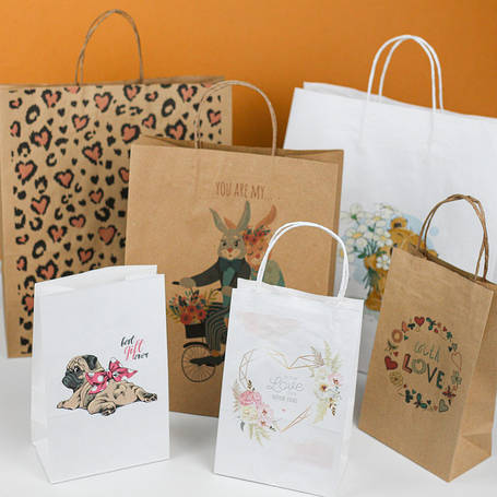 Пакет для подарунків З ЛЮБОВ'Ю