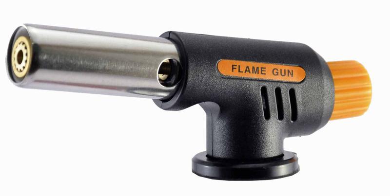 Газовий пальник Flame Gun 807 з п'єзорозпалювачем, насадка на балон