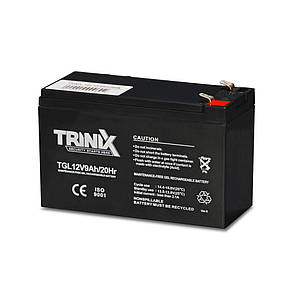 Акумуляторна батарея гелева 12В 9Аг Trinix TGL12V9Ah/20Hr GEL (44-00018), фото 1