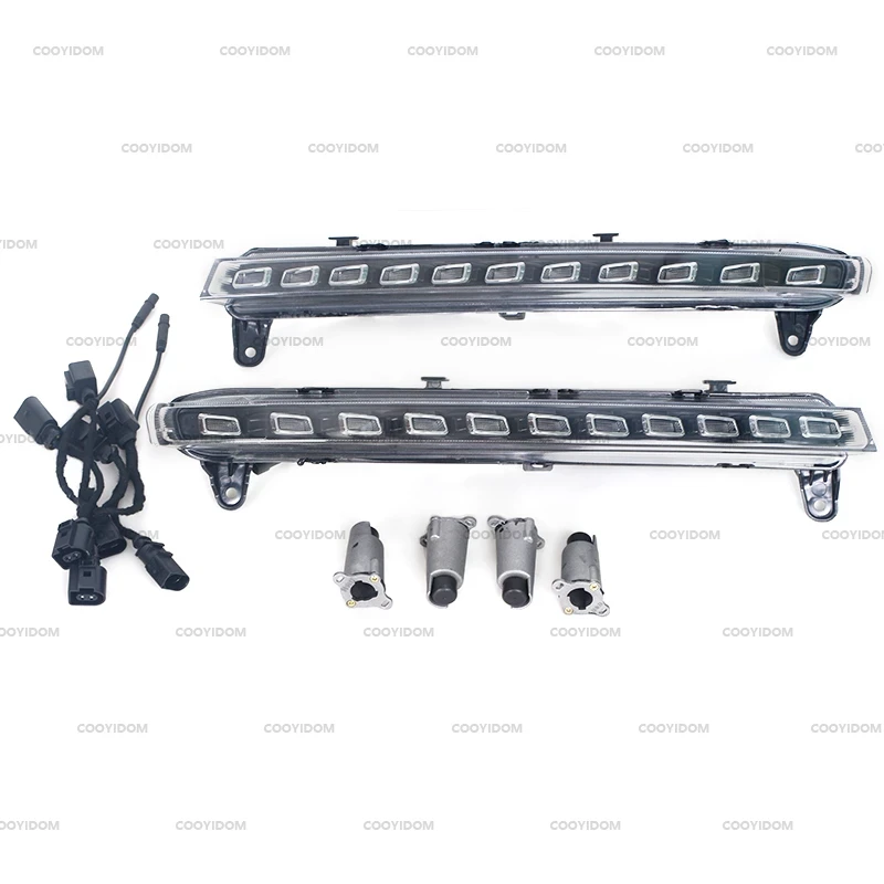 Динамічні ДХО з бігучим поворотом AUDI Q7 (06-09) Ауді Ку 7 покажчик повороту з ДХО 1шт, фото 1