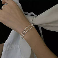 Набір браслетів срібло 925 покриття браслети жіночі