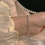 Набір браслетів срібло 925 покриття браслети жіночі, фото 9
