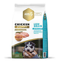 Amity Super Premium Puppy Chicken (Аміті Супер Преміум Паппі Курка) сухий корм для цуценят усіх порід 4 кг.