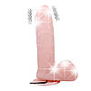 Вібратор - Vibrating Dong Flesh, 19 см, фото 6