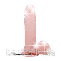 Вібратор - Vibrating Dong Flesh, 19 см, фото 5