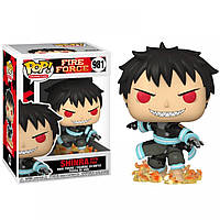 Фигурка Фанко Поп Пламенная бригада пожарных Шинра Funko Pop Fire Force Shinra 10 см FF S 981