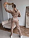 Жіночий теплий спортивний костюм з велюру, фото 6