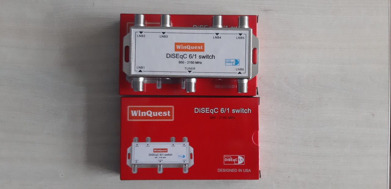 DiSEqC 6x1 WinQuest GD-61A - фото 1 - id-p1738825612