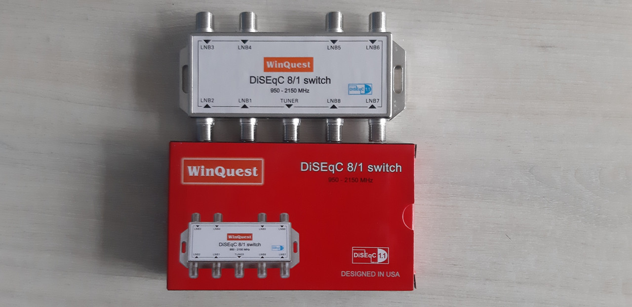 DiSEqC 8x1 WinQuest GD-81A - фото 1 - id-p1738827584