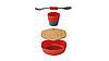 Набір туристичного посуду Robens Leaf Meal Kit Fire Red (690276), фото 3