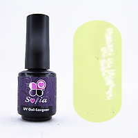 Гель -лак № 92 UV Gel-Lacguer SOFIA 8.6 мл США (світлий незрілий зелений )