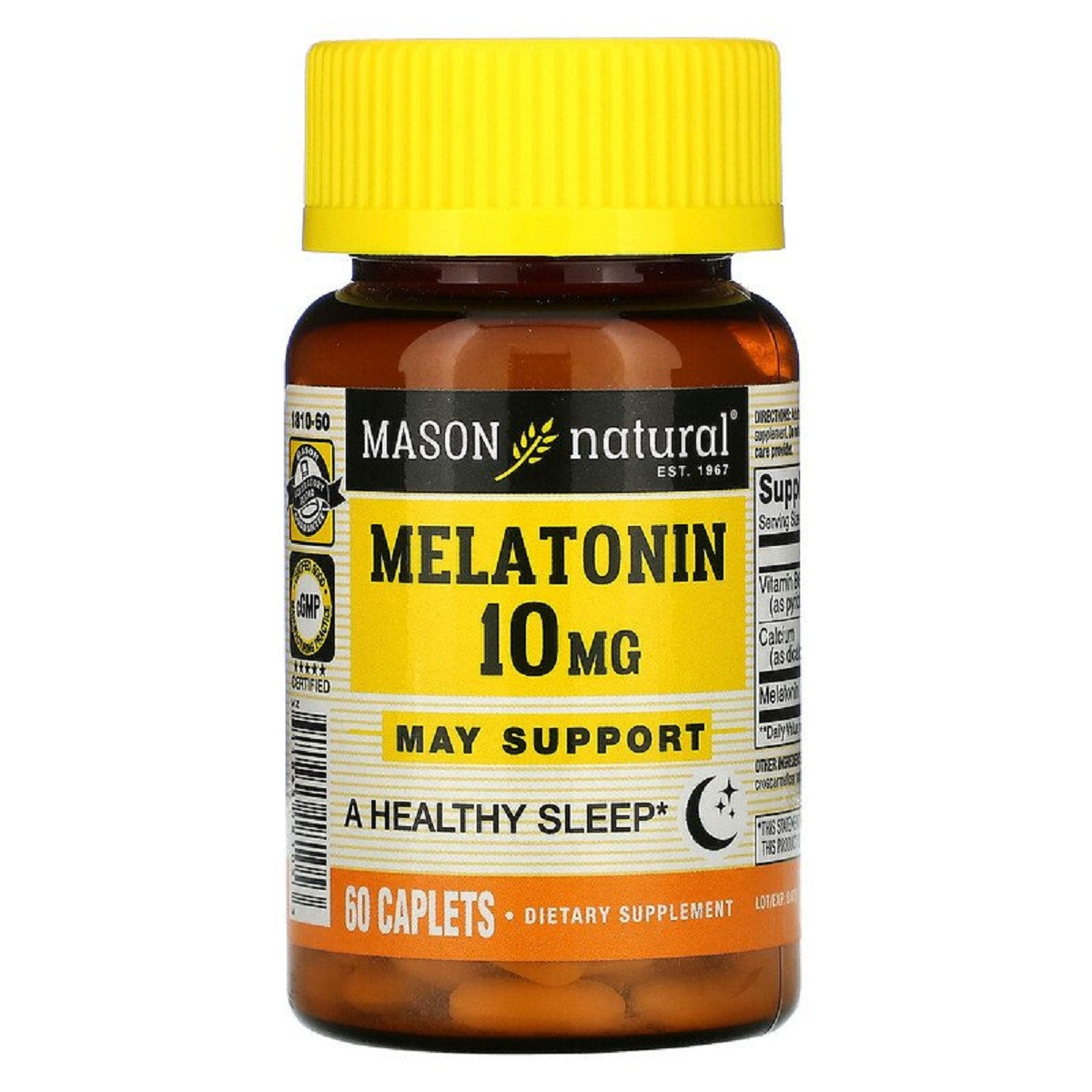 Мелатонин 10 Мг Mason Natural 60 Капсул — Купить Недорого на Bigl.ua ...