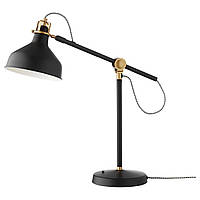 Настільна лампа IKEA RANARP робоча чорна 503.313.85