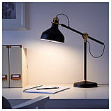 Настільна лампа IKEA RANARP робоча чорна 503.313.85, фото 2