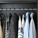 Набір вішалок IKEA SPRUTTIG для одягу 10 шт чорний 203.170.79, фото 2