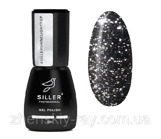 Siller Shine Light Top-світловідбивний топ без липкого шару, 8мл, фото 1