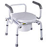 Крісло-туалет з відкидними підлокітниками A8900AD (Nova) для хворих чи інвалідів, фото 2